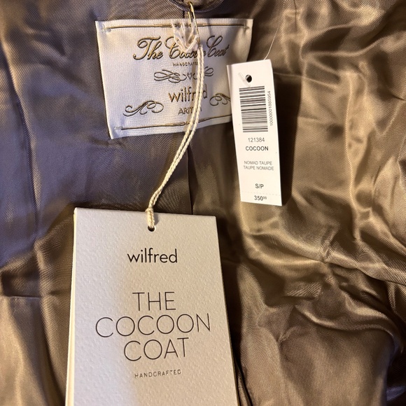 New womens Small Aritzia Wilfred wool and cashmere Cocoon Coat - Picture 6 of 10